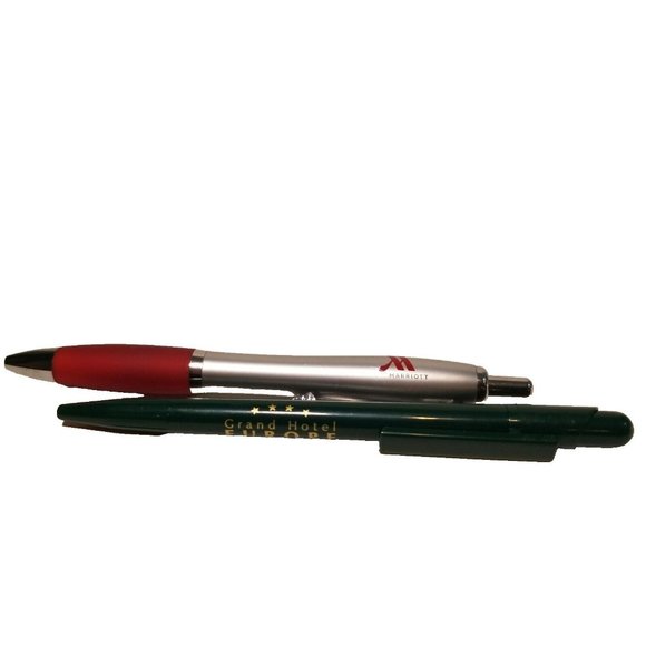 Hotel Advertising Promo Ink Pens Lot Grand Hotel Europe Lucerne Marriott Travel - Picture 1 of 11